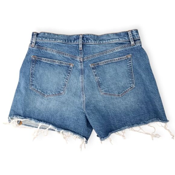 LOFT Frayed Hem Blue Jean Shorts Sz.6 EUC - Picture 3 of 6